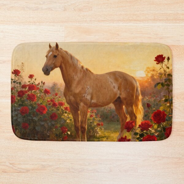 Item preview, Horse in the Roses V designed and sold by Silver Calico Studio.