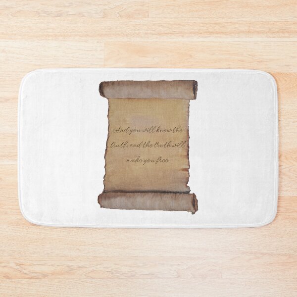 Item preview, John 8:32 Scroll designed and sold by gokesti.