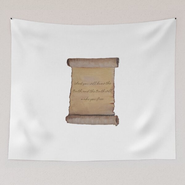 Item preview, John 8:32 Scroll designed and sold by gokesti.