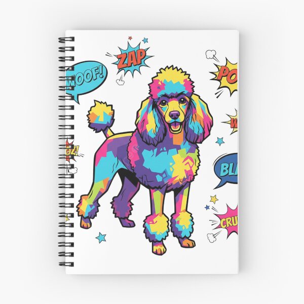 Item preview, Caniche Pop Art GUAU BLAM designed and sold by bsbd-action.