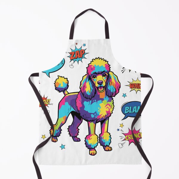 Item preview, Caniche Pop Art WOOF BLAM designed and sold by bsbd-action.