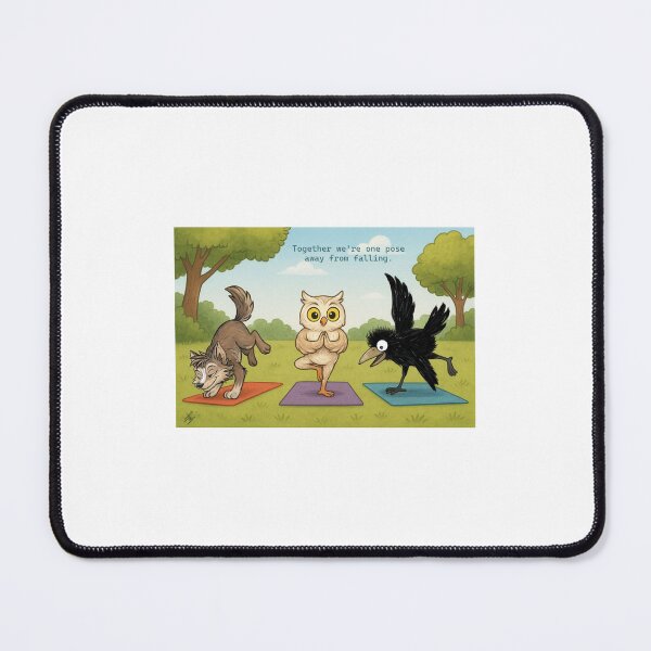 Item preview, Together, we're one pose away from falling. designed and sold by SOHERAH.