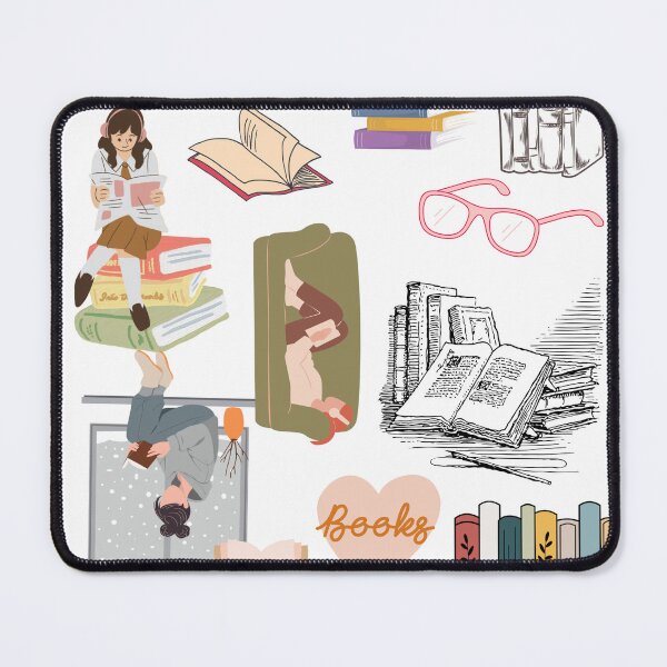 Item preview, Bookish Seamless Pattern - Book Lover - Avid Reader designed and sold by HandmadebyNina.