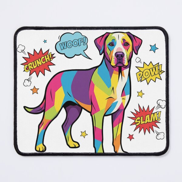 Item preview, Rottweiler Pop Art CRUNCH POW designed and sold by bsbd-action.