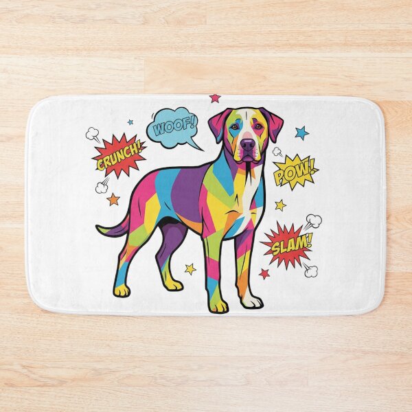 Item preview, Rottweiler Pop Art CRUNCH POW designed and sold by bsbd-action.
