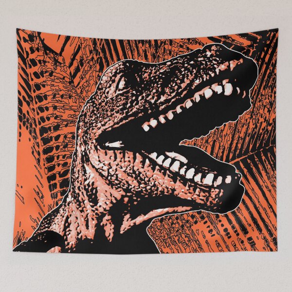 Item preview, EAT THE RICH. PALM VERSION. ORANGE/BLACK/WHITE. designed and sold by 5hertz.