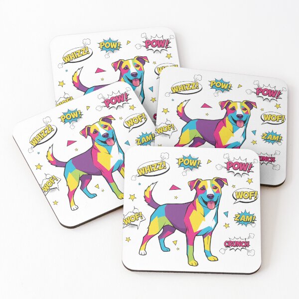Item preview, Labrador Pop Art CRUNCH SLAM designed and sold by bsbd-action.