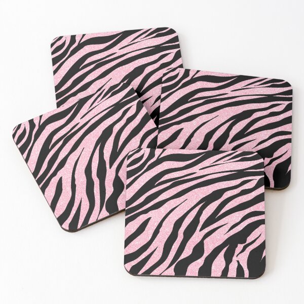 Item preview, y2k mcbling light pink glitter zebra designed and sold by quinnhopp.