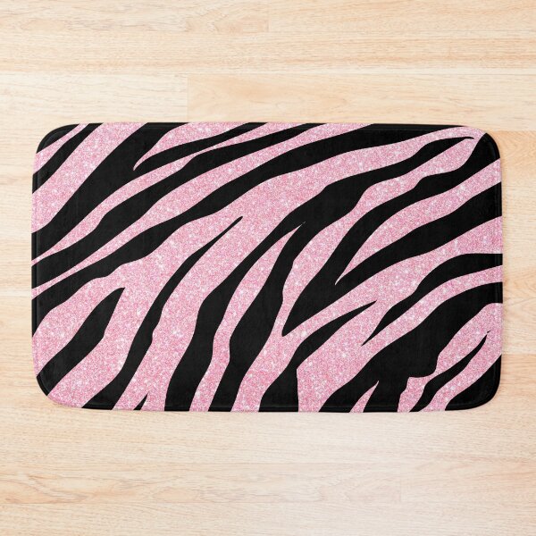 Item preview, y2k mcbling light pink glitter zebra designed and sold by quinnhopp.