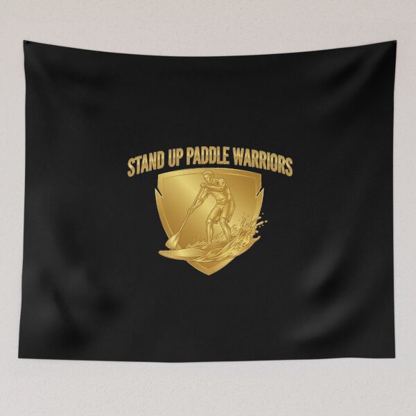 Item preview, Stand Up Paddle Warriors – Gold Foil Design designed and sold by SeaPolar.