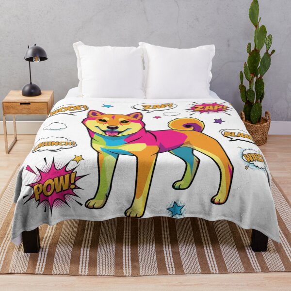 Item preview, Shiba Inu Pop Art ZAP BLAM designed and sold by bsbd-action.