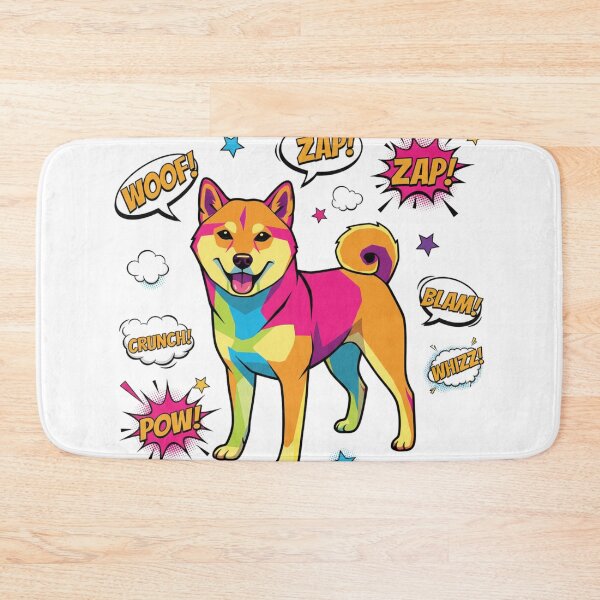 Item preview, Shiba Inu Pop Art ZAP BLAM designed and sold by bsbd-action.