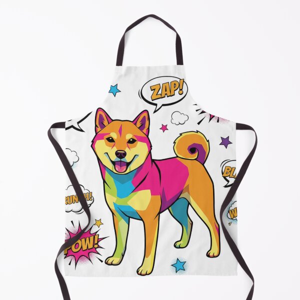 Item preview, Shiba Inu Pop Art ZAP BLAM designed and sold by bsbd-action.