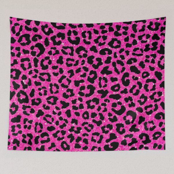 Item preview, Y2k Mcbling pink glitter leopard designed and sold by quinnhopp.