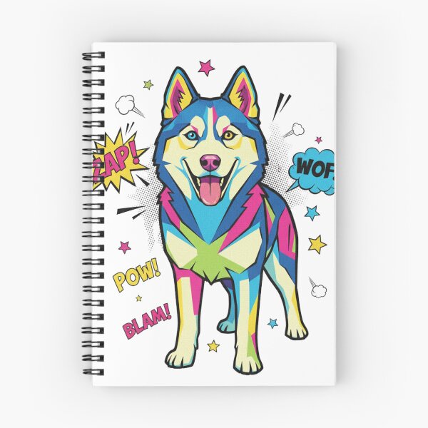 Item preview, Husky Siberiano Pop Art ZAP WOF designed and sold by bsbd-action.
