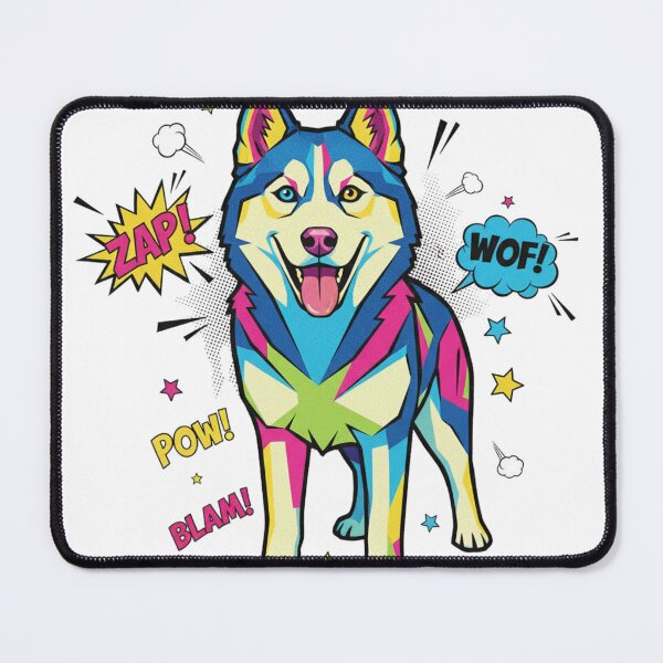 Item preview, Husky Siberiano Pop Art ZAP WOF designed and sold by bsbd-action.