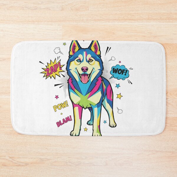 Item preview, Husky Siberiano Pop Art ZAP WOF designed and sold by bsbd-action.
