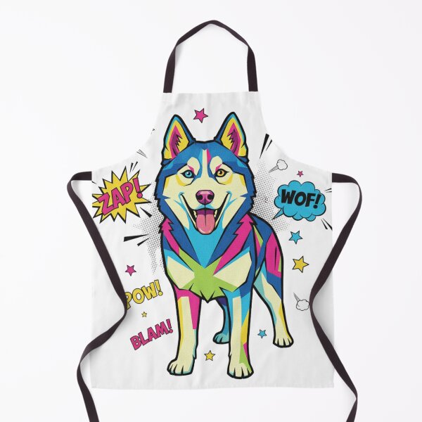 Item preview, Husky Siberiano Pop Art ZAP WOF designed and sold by bsbd-action.