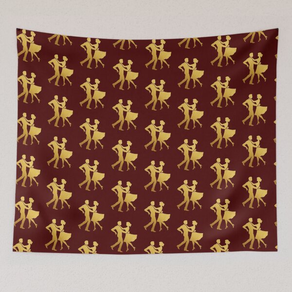 Item preview, A couple performing a ballroom dance_side view designed and sold by Aariq.