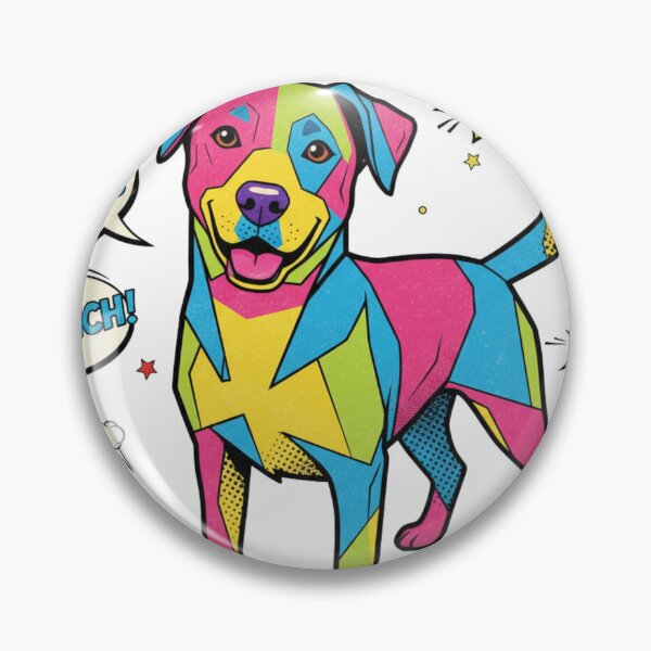 Item preview, Pitbull Pop Art ZAM CRUNCH designed and sold by bsbd-action.