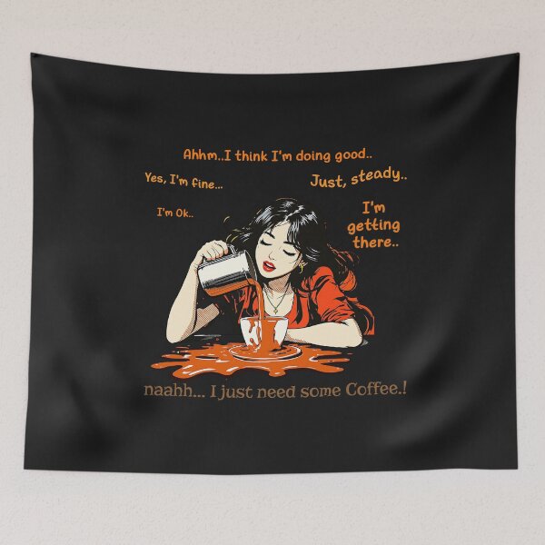 Item preview, Just a Coffee designed and sold by MoonsunCraft.