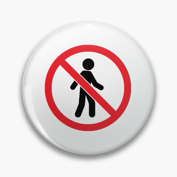 Item preview, No Entry Authorised Personnel Only Stick Figure Sign designed and sold by THP Creative.