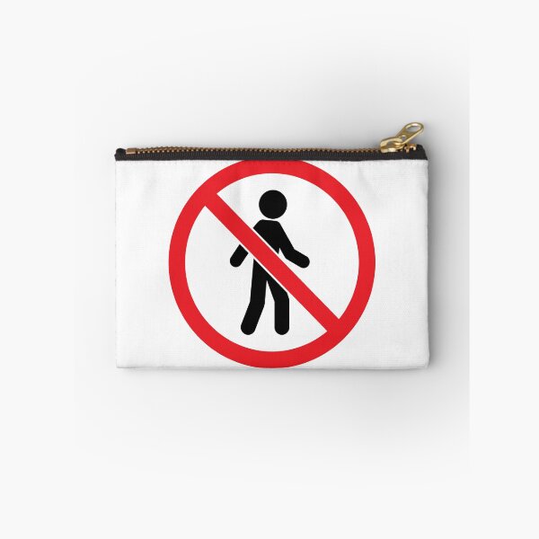 Item preview, No Entry Authorised Personnel Only Stick Figure Sign designed and sold by THP Creative.
