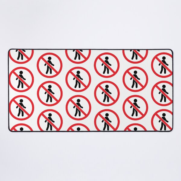 Item preview, No Entry Authorised Personnel Only Stick Figure Sign designed and sold by THP Creative.