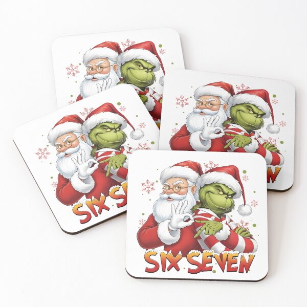 Item preview, Santa And Mean Guy Christmas 67 Funny Six Seven Meme  designed and sold by ivotee.