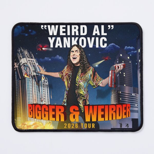 Item preview, bigger weirder yankovic tour 2026 iseng designed and sold by mstiebler3l.