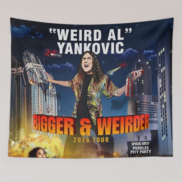Item preview, bigger weirder yankovic tour 2026 iseng designed and sold by mstiebler3l.