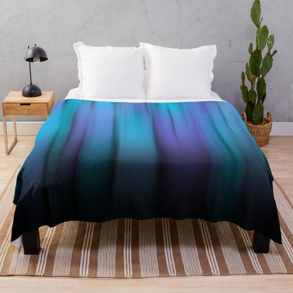 Item preview, Violet–Cyan Aurora Vertical Abstract Blur Art designed and sold by InFrameVision.