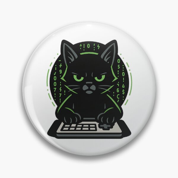 Item preview, Hacker Cat Online – gamer coding cat t-shirt designed and sold by PurfectAttitude.