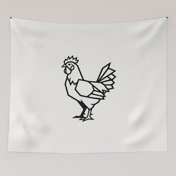 Item preview, chicken line art designed and sold by vinniespeer.