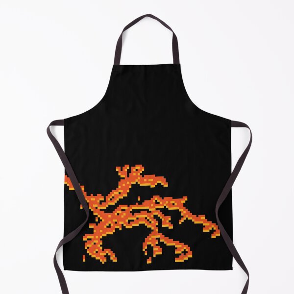 Item preview, Pixel Art Lava / Abstract Fire – Moving Energy Flow designed and sold by 13thCode.