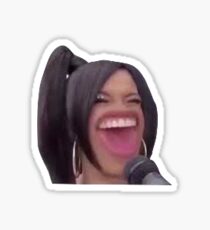 Cardi B Hehehe Sticker