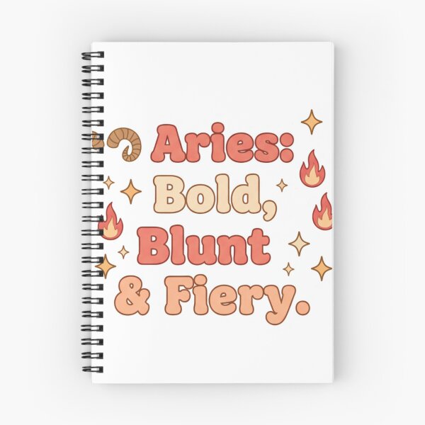 Item preview, Aries Bold Blunt and Fiery Sticker | Zodiac Aesthetic | Aries Personality Quote designed and sold by TrackinDaTrends.