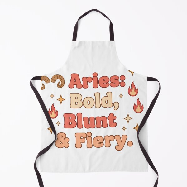 Item preview, Aries Bold Blunt and Fiery Sticker | Zodiac Aesthetic | Aries Personality Quote designed and sold by TrackinDaTrends.