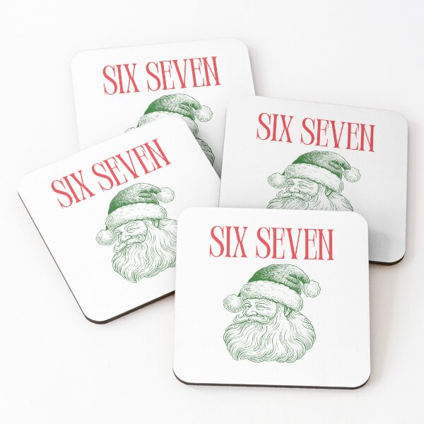 Aperçu de l'œuvre Mème du Père Noël Six Seven créée et vendue par JumpandFly.