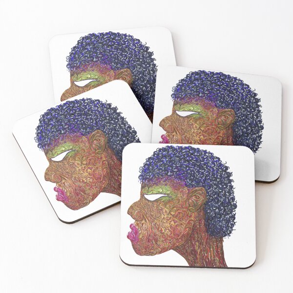 Item preview, Stylized Digital Portrait – Painting with Colorful Swirls designed and sold by Keltoi-art.