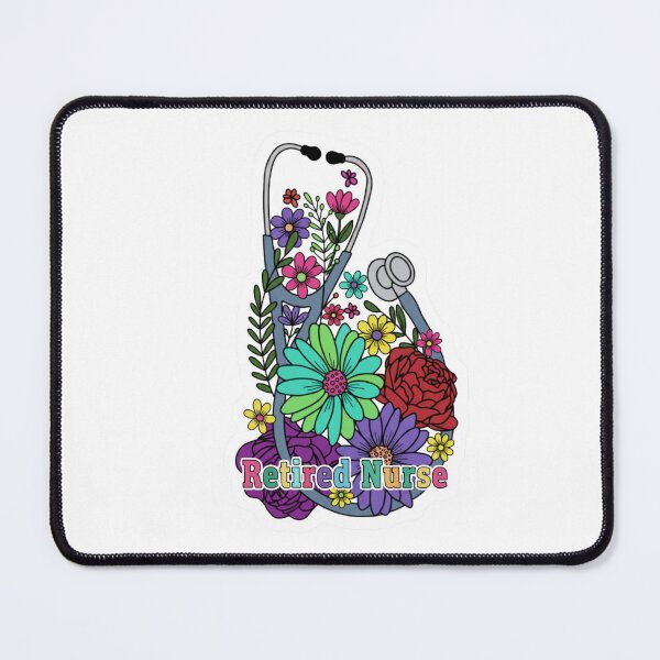 Item preview, Retired Nurse, Floral Stethoscope, Flowers, Nursing Gift Idea designed and sold by PRINTED ..