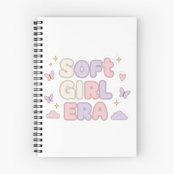 Item preview, Soft Girl Era Sticker | Aesthetic Feminine Vibes | Cute Pastel Identity Design designed and sold by TrackinDaTrends.