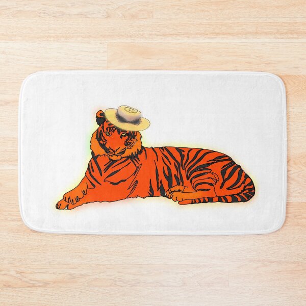 Item preview, Maple the Tiger in bowed Sun Hat – animalzinhats designed and sold by Ashley’sAnimalz.