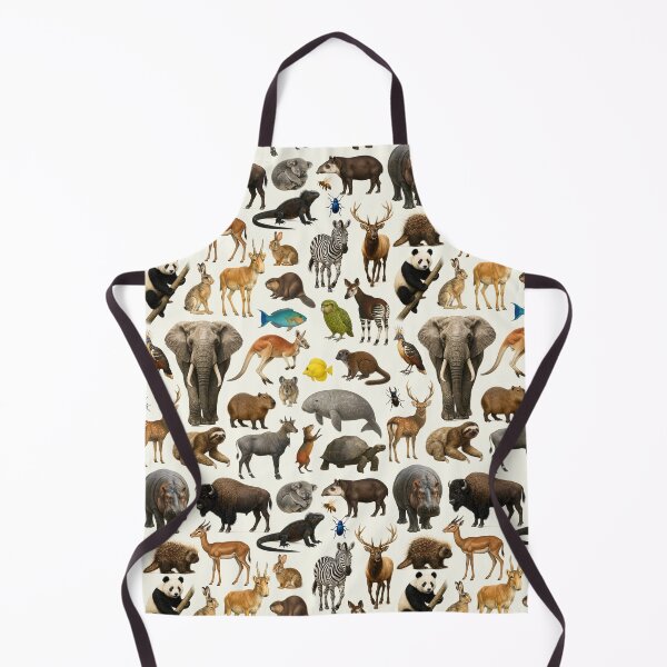 Item preview, Herbivores of the World Retro Animal Illustration Chart designed and sold by kakarikihill.