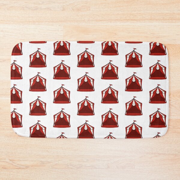 Item preview, Red And White Circus Tent Graphic designed and sold by THP Creative.