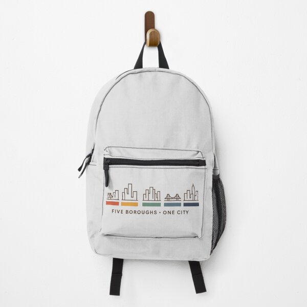 Item preview, Five Boroughs One City Minimal NYC Skyline Line Art designed and sold by POD DYNASTY | Original Print On Demand T-Shirt Graphics.