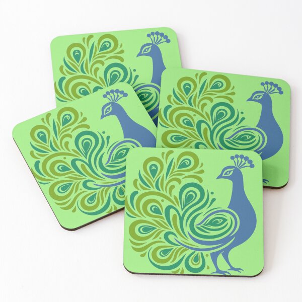 Item preview, Peacock Pattern – Vibrant Decorative Design for Home & Gifts designed and sold by Harshit_Digital_Arts.