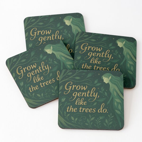 Item preview, Grow Gently, Like the Trees Do · Bohemian Forest Fairy Design designed and sold by Still Breathing Studio.