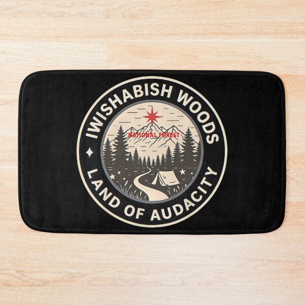 Item preview, Iwishabish Woods Now Entering National Forest designed and sold by gear-posters.