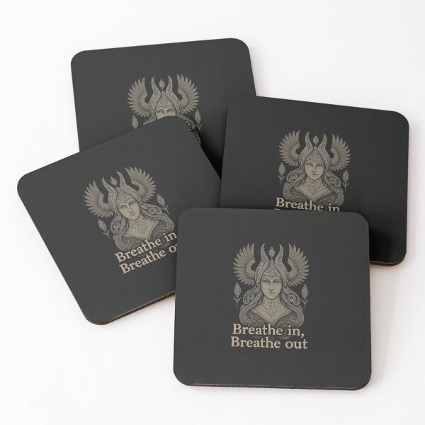 Item preview, Breathe In, Breathe Out · Nordic Goddess Line Design designed and sold by Still Breathing Studio.